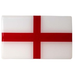 England English St. George Flag Sticker Decal Badge 3d Resin Gel Domed 104mm x 64mm